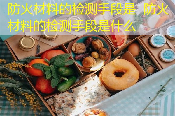 防火材料的检测手段是  防火材料的检测手段是什么