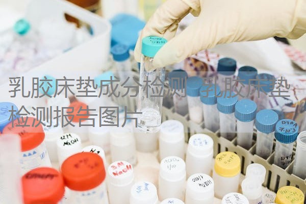 乳胶床垫成分检测  乳胶床垫检测报告图片